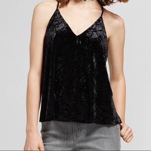NWT Mossimo Supply Co. Crushed Velvet Tank